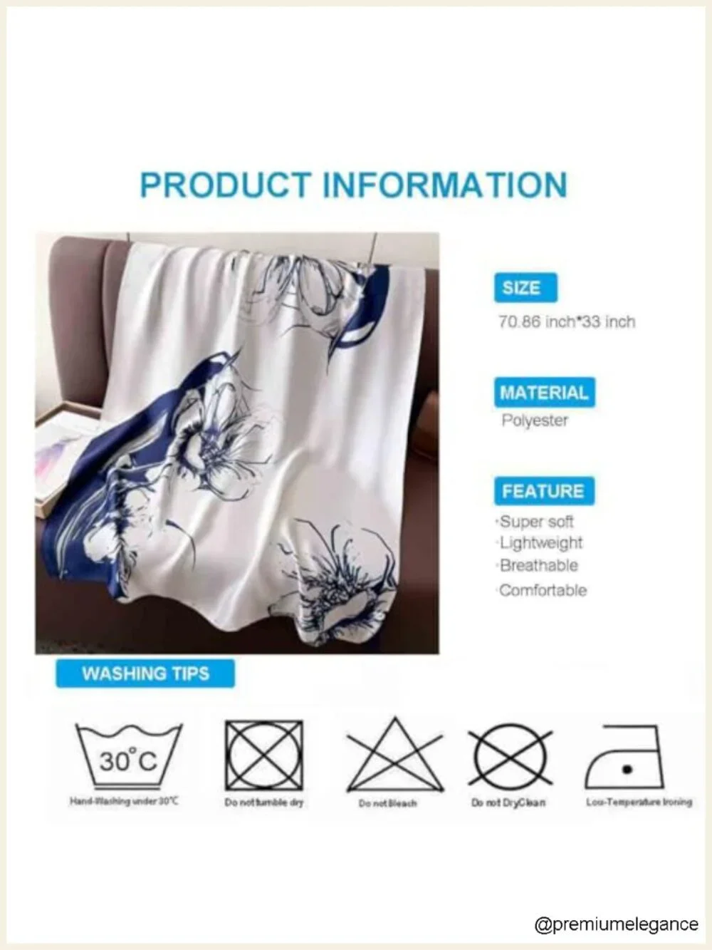 Lightweight Polyester Fashion Scarf Wrap Shawl for Women Multifunctional